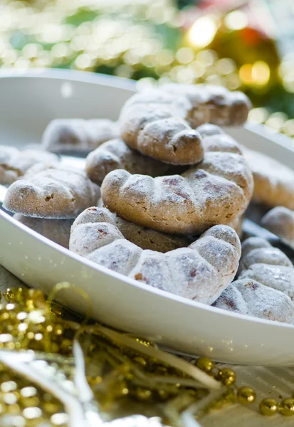 Biscoitos assados na época de Natal — Fotografia de Stock