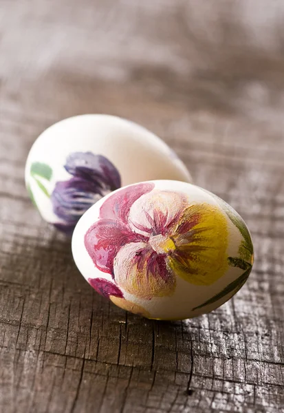 Beschilderde eieren op Pasen — Stockfoto