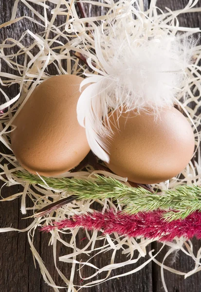 Huevos frescos en Pascua — Foto de Stock