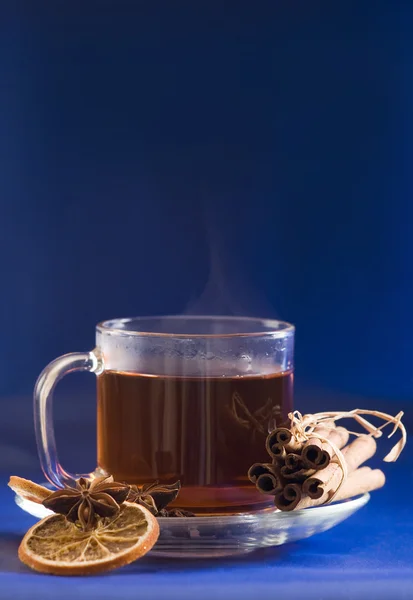Čaj s aromatickou přísadou — Stock fotografie