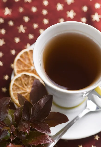 Cup of Christmas tea — Stock Photo, Image