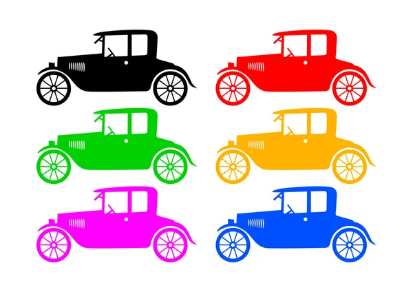 Collection of cars — Stock Vector