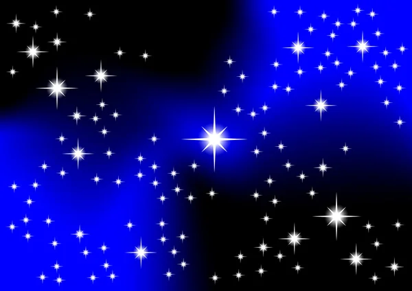 Вселенная со звездами — стоковый вектор