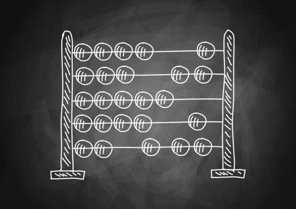 Tekening van abacus — Stockvector