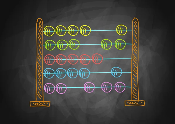 Ritning av abacus — Stock vektor