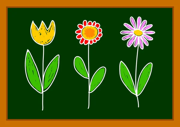 Kresba květiny — Stockový vektor