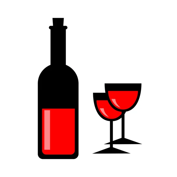 Vino rosso — Vettoriale Stock