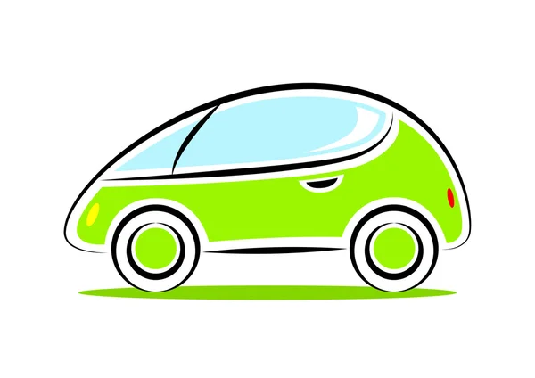 Οικολογικό αυτοκίνητο — Διανυσματικό Αρχείο