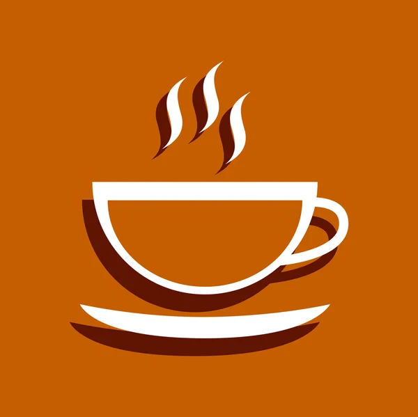 Ikona kávy — Stockový vektor