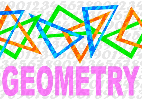 Абстрактная геометрия — стоковый вектор