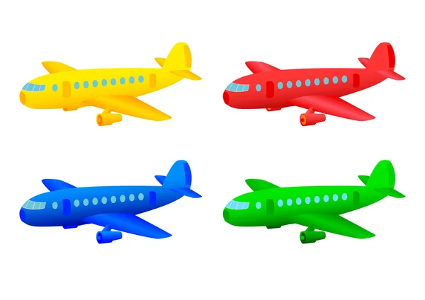 Samling av flygplan — Stock vektor