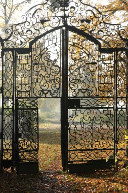 Metal gate clipart