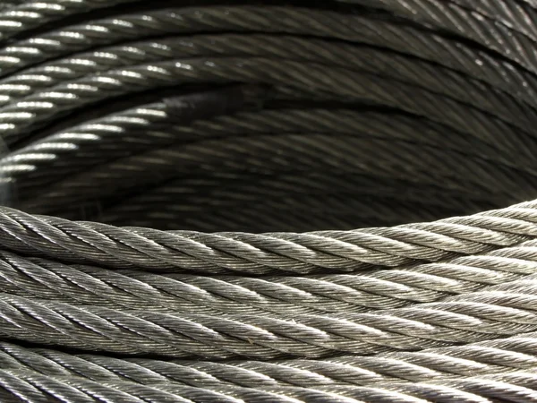 Cable de alambre galvanizado —  Fotos de Stock