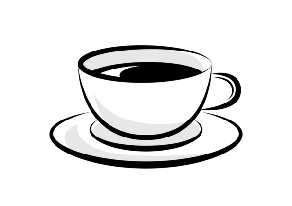 Icono de taza — Vector de stock