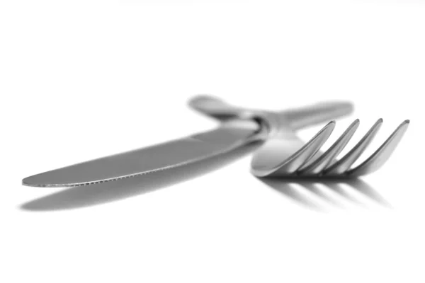 stock image Cutlery on white background