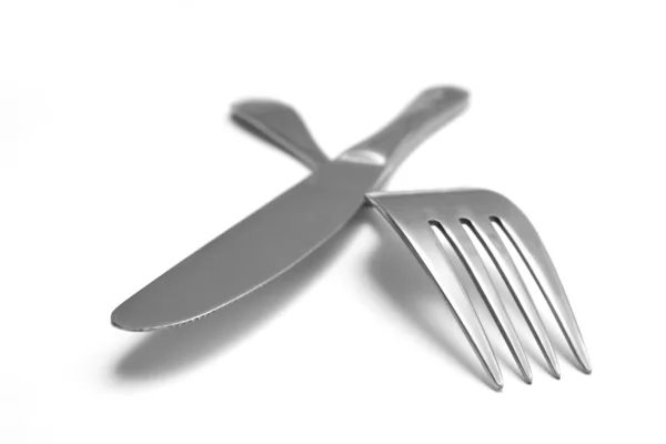 stock image Cutlery on white background