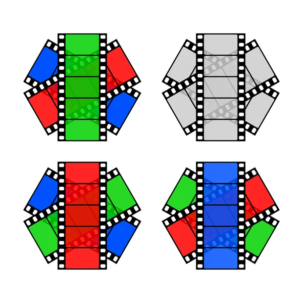 Bioscoop pictogrammen — Stockvector