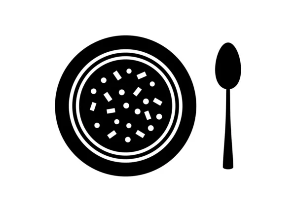 Icône soupe — Image vectorielle