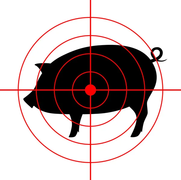 Ikona świnia — Wektor stockowy