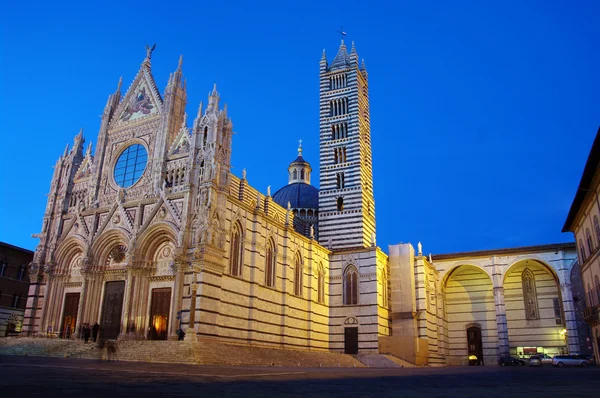 Cathedral in siena — Stock Photo, Image