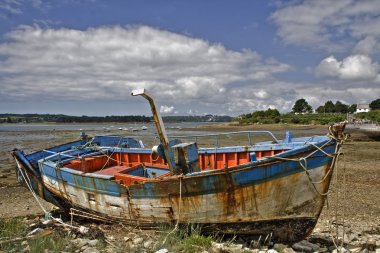 Wreck in brittany clipart