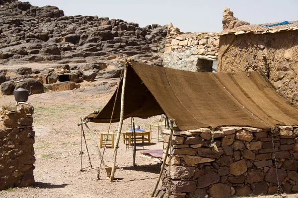 Uma tenda berbere em Marrocos — Fotografia de Stock