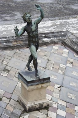 Dancing faun in Pompeii clipart