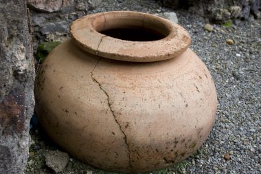 Jar in Pompeii clipart