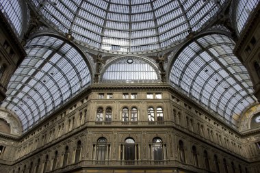 Galleria Umberto in Naples (Italy) clipart