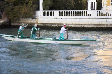 takım üst düzey rowers, Venedik.