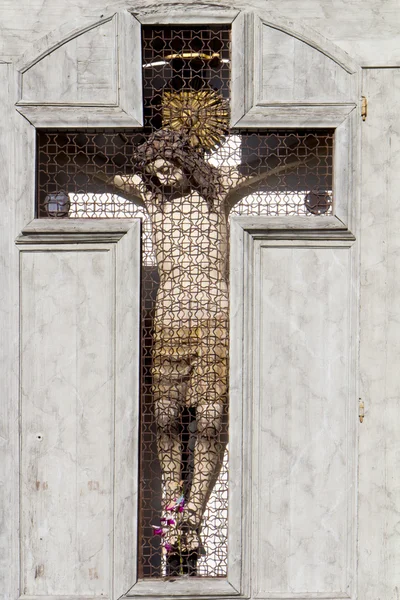 特别是十字架的耶稣基督在威尼斯的街道 — 图库照片
