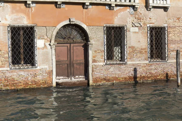 Ziegelfassade, Venedig — Stockfoto