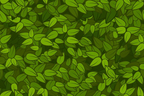 stock vector Green leaves seamless texture