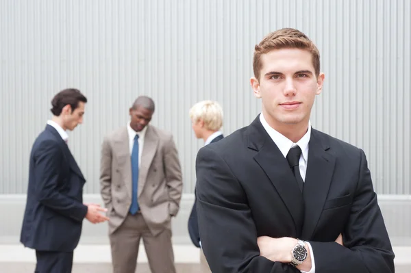 Young handsome businessman — Stock Photo, Image