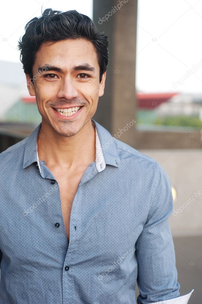 Handsome, young latino professional businessman
