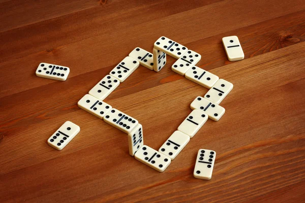 Unreal domino — Stock Photo, Image
