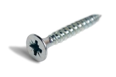 Metallic screw clipart