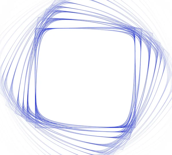 Niebieski rama kwadratowy kształt — Zdjęcie stockowe