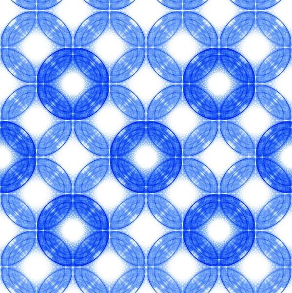 Sömlös bakgrund av blå cirklar — Stockfoto