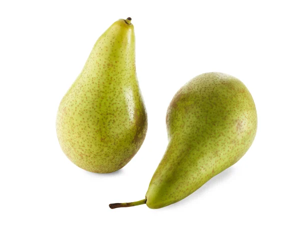 Дві зелені груші — стокове фото