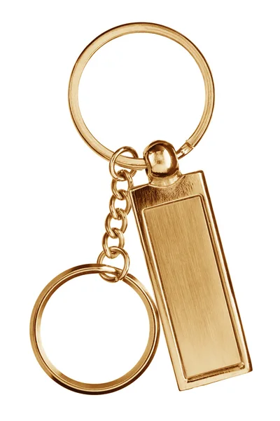 Corrente chave de bronze de enforcamento — Fotografia de Stock