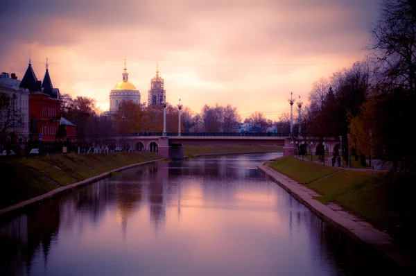 stock image Sunset in the city