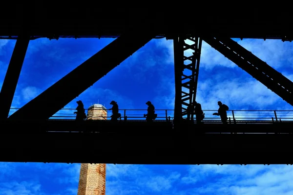 Escaladores en Harbour Bridge, Sydney — Foto de Stock