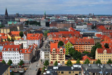 Kopenhag panoramik görünüm