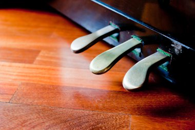 Piano pedals detail clipart