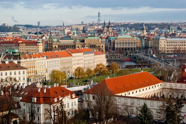 Praga vista de la ciudad —  Fotos de Stock