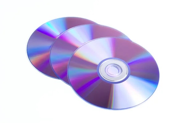 stock image DVD CD disks