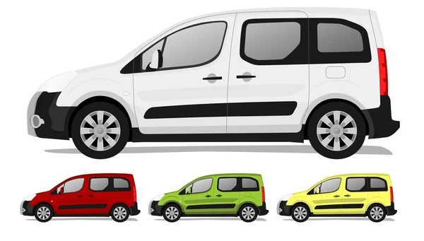 stock vector Minivan