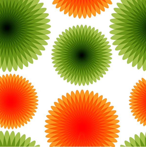 Kiwi och mango felfri mönster — Stock vektor