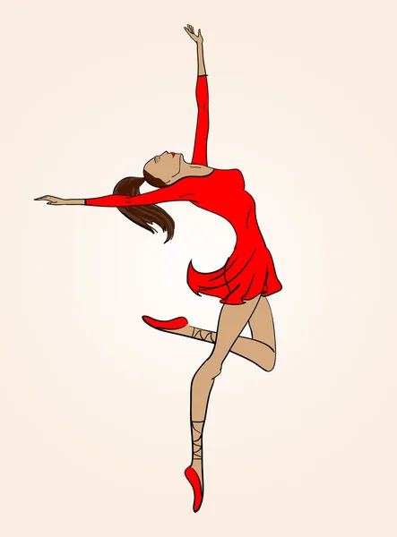 Bailarina — Vetor de Stock